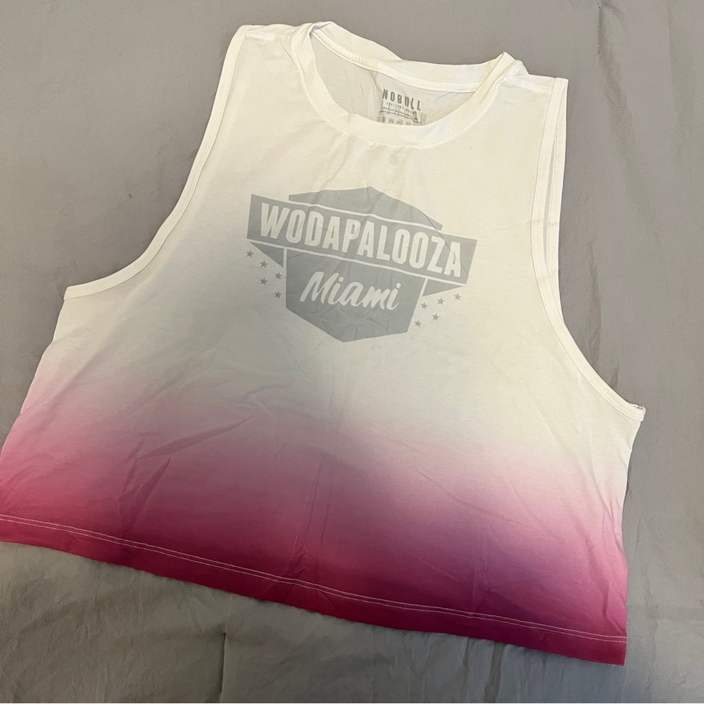 NoBull WZA Crop Tank Top Size Large